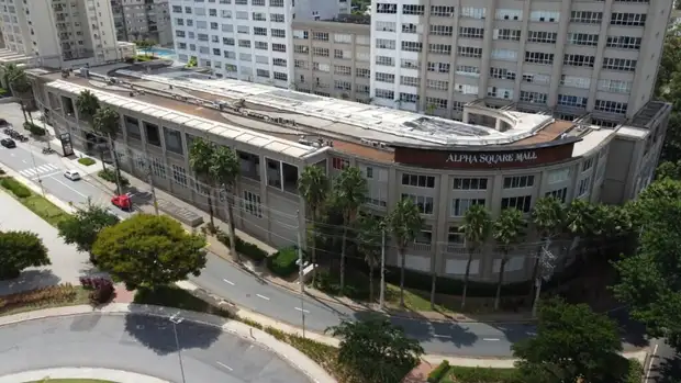 Alpha Square Mall — projeto atendido pela NEXT Elevadores